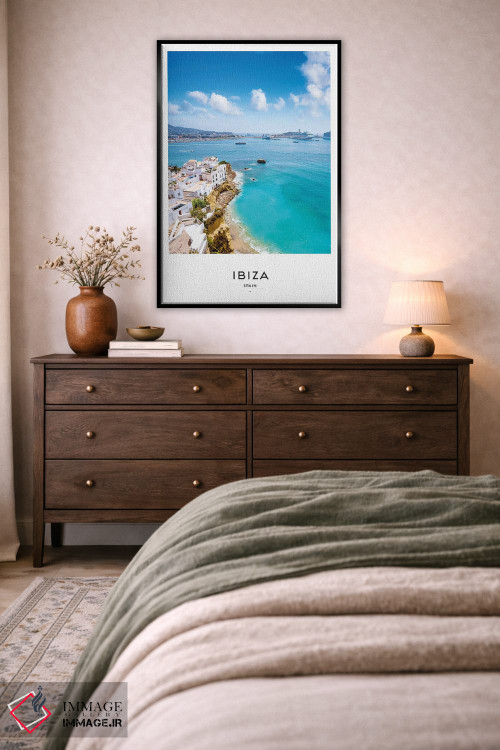 تابلو دکوراتیو ایبیزا اسپانیا اثر نائومی دیویس - D4B