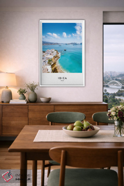 تابلو دکوراتیو ایبیزا اسپانیا اثر نائومی دیویس - D5W