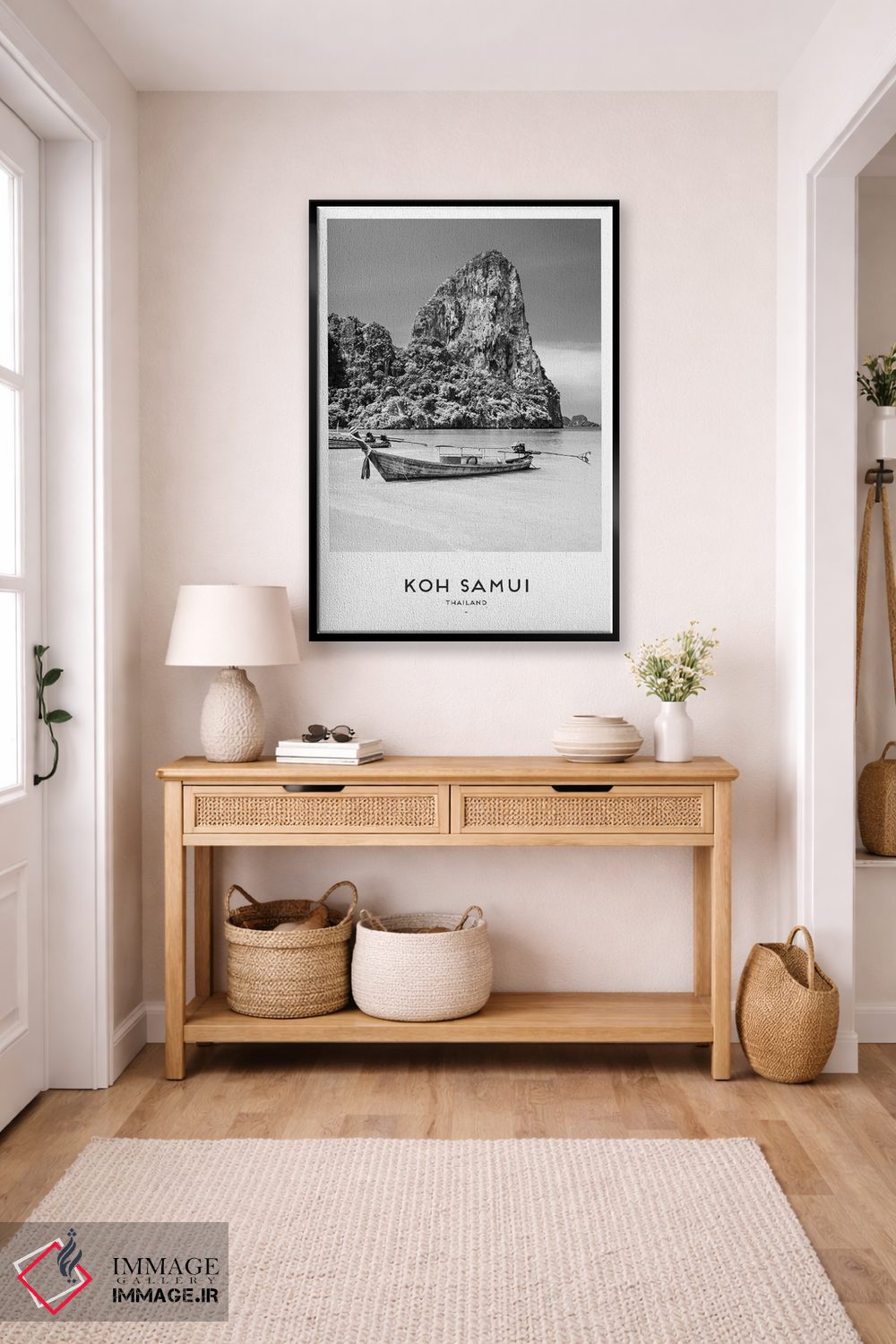 تابلو دکوراتیو کوه سامویی تایلند اثر نائومی دیویس - D6B