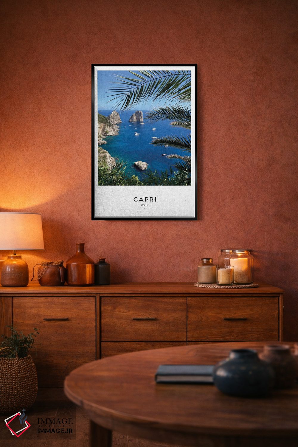 تابلو دکوراتیو کاپری ایتالیا اثر نائومی دیویس - D5B