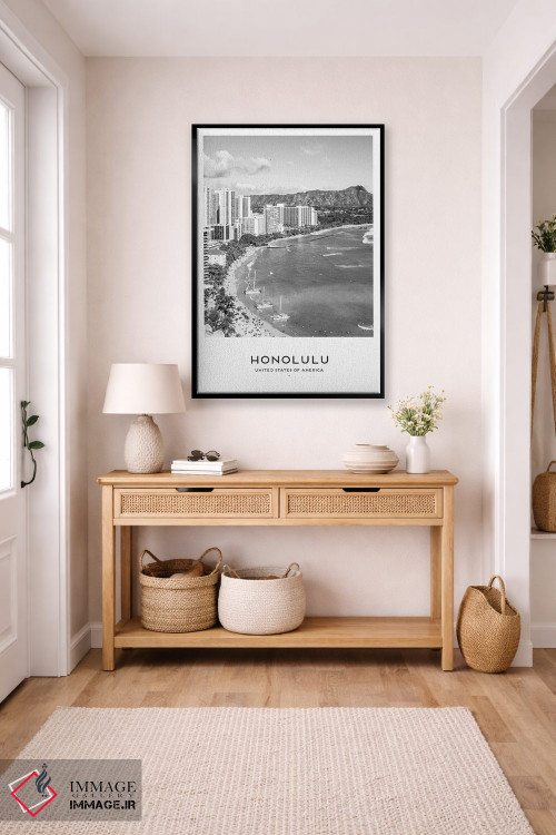 تابلو دکوراتیو هونولولو هاوایی اثر نائومی دیویس - D6B