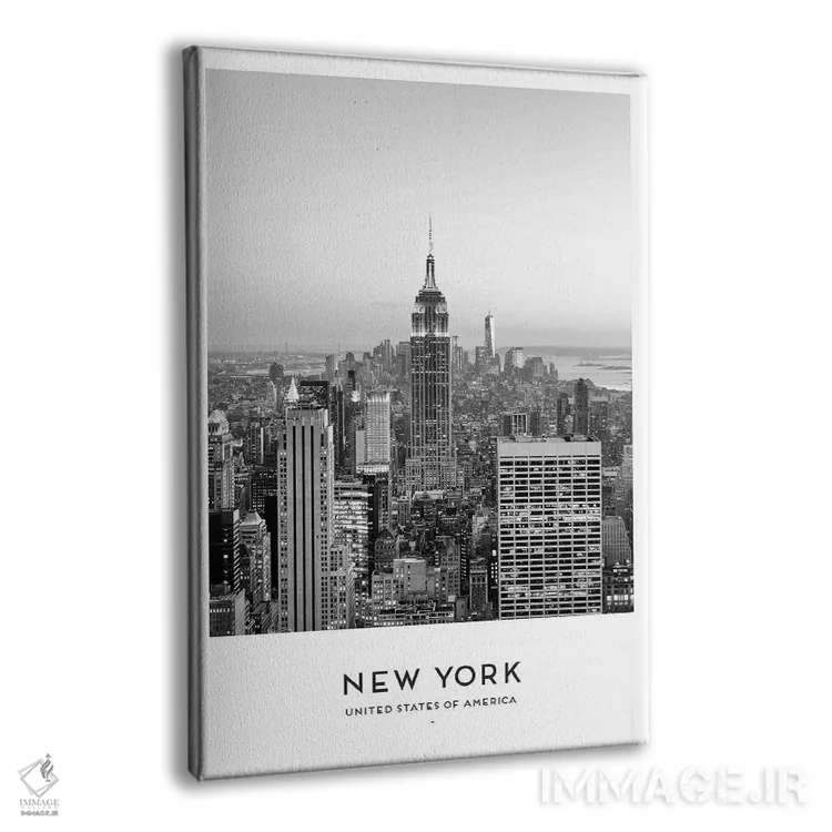 تابلو دکوراتیو نیویورک آمریکا اثر نائومی دیویس - نمای پرسپکتیو محصول