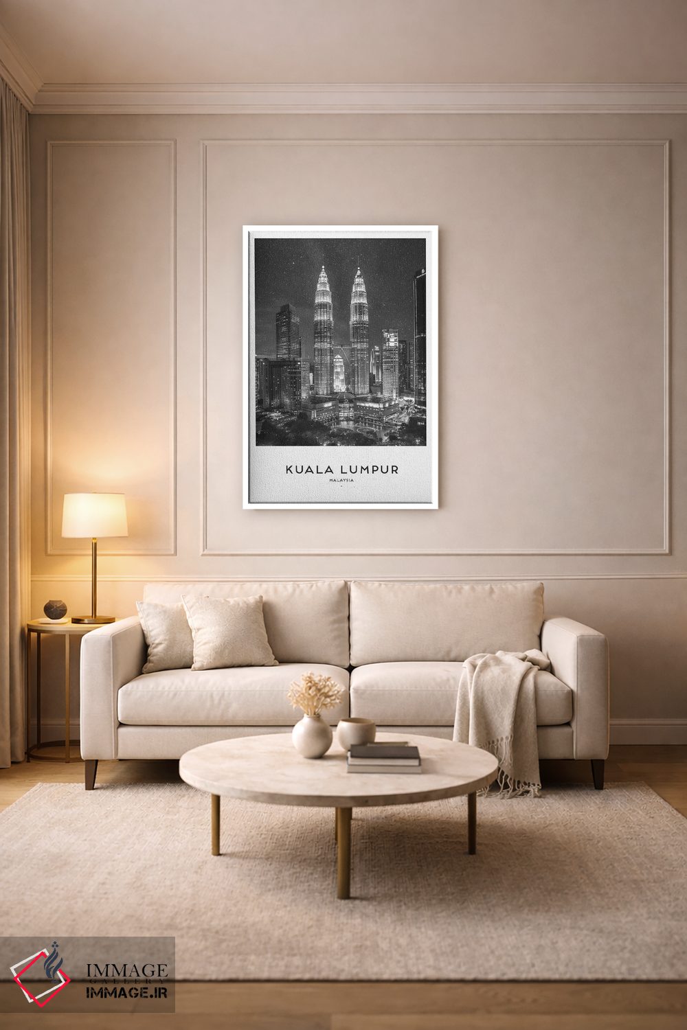 تابلو دکوراتیو کوالالامپور مالزی اثر نائومی دیویس - D3W