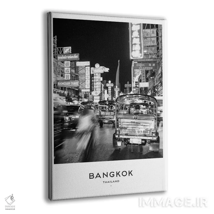 تابلو دکوراتیو بانکوک اثر نائومی دیویس - نمای پرسپکتیو محصول