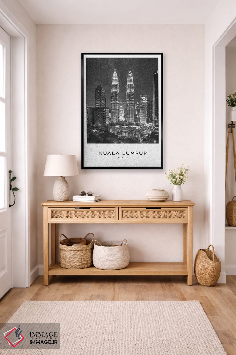 تابلو دکوراتیو کوالالامپور مالزی اثر نائومی دیویس - D5B
