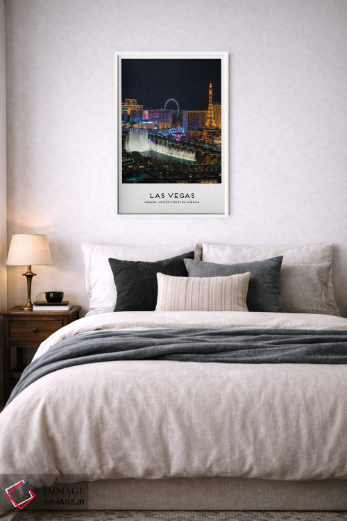 تابلو دکوراتیو لاس وگاس آمریکا اثر نائومی دیویس - D5W
