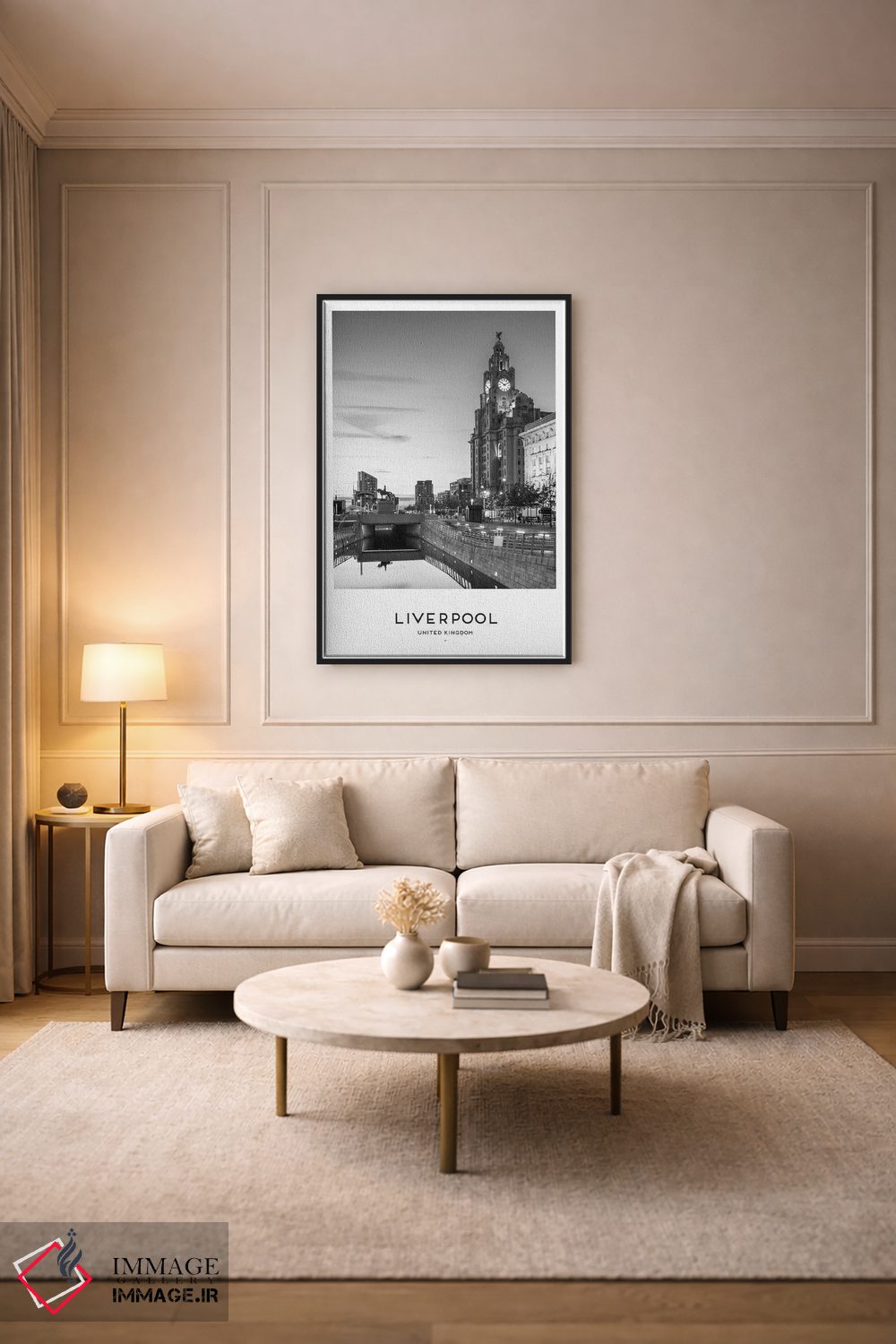 تابلو دکوراتیو لیورپول اثر نائومی دیویس - D3B