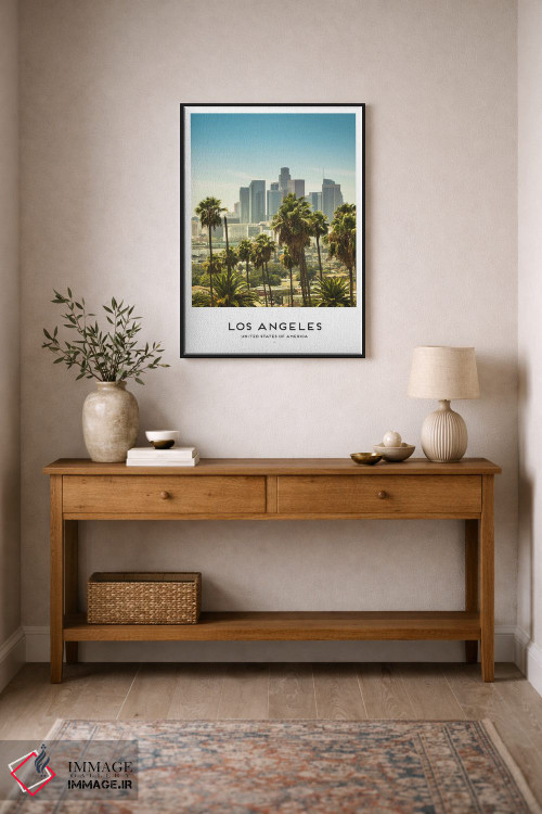 تابلو دکوراتیو لس آنجلس آمریکا اثر نائومی دیویس - D1B