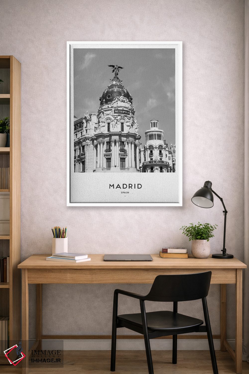 تابلو دکوراتیو مادرید اسپانیا اثر نائومی دیویس - D1W