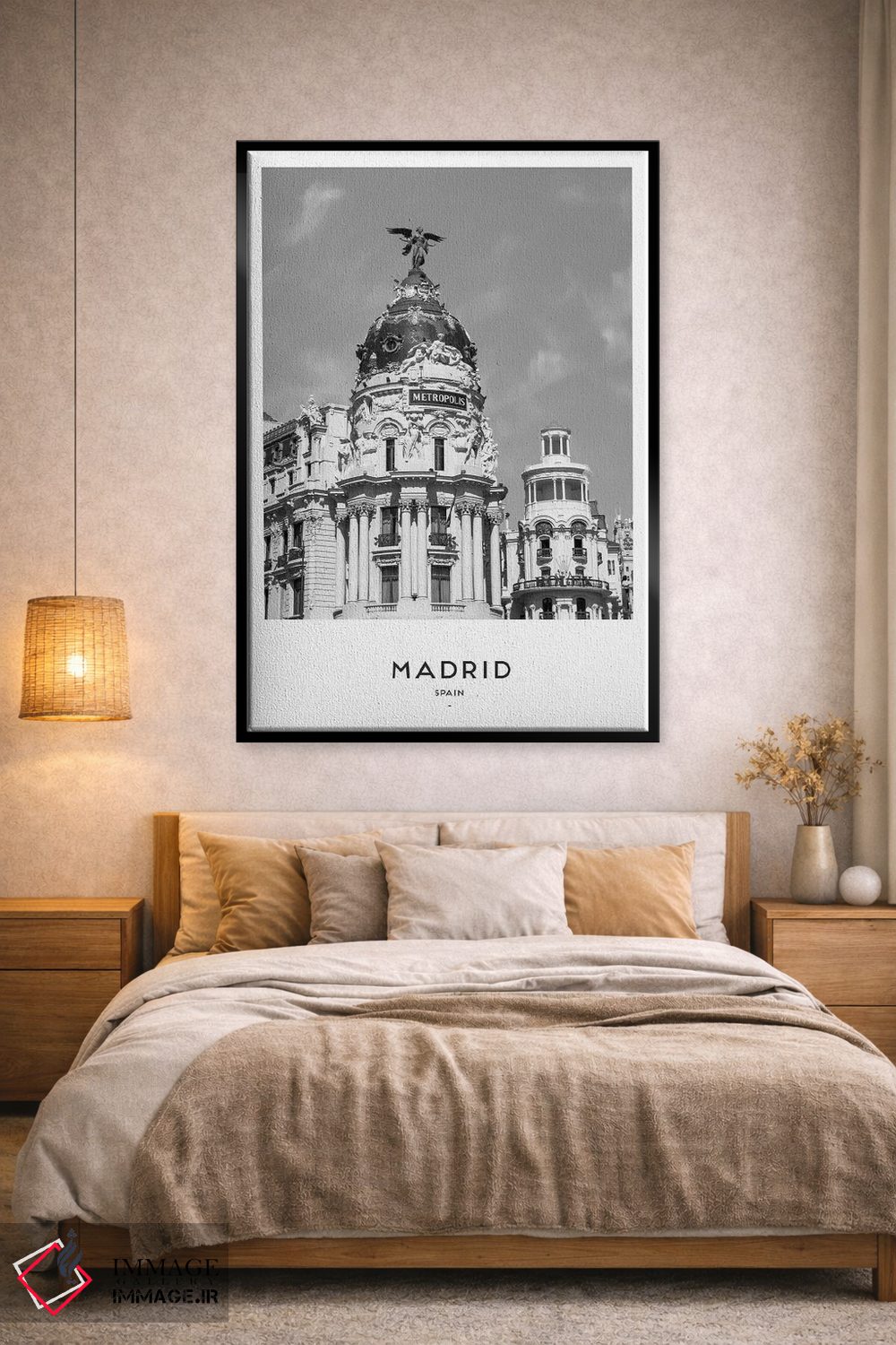 تابلو دکوراتیو مادرید اسپانیا اثر نائومی دیویس - D3B
