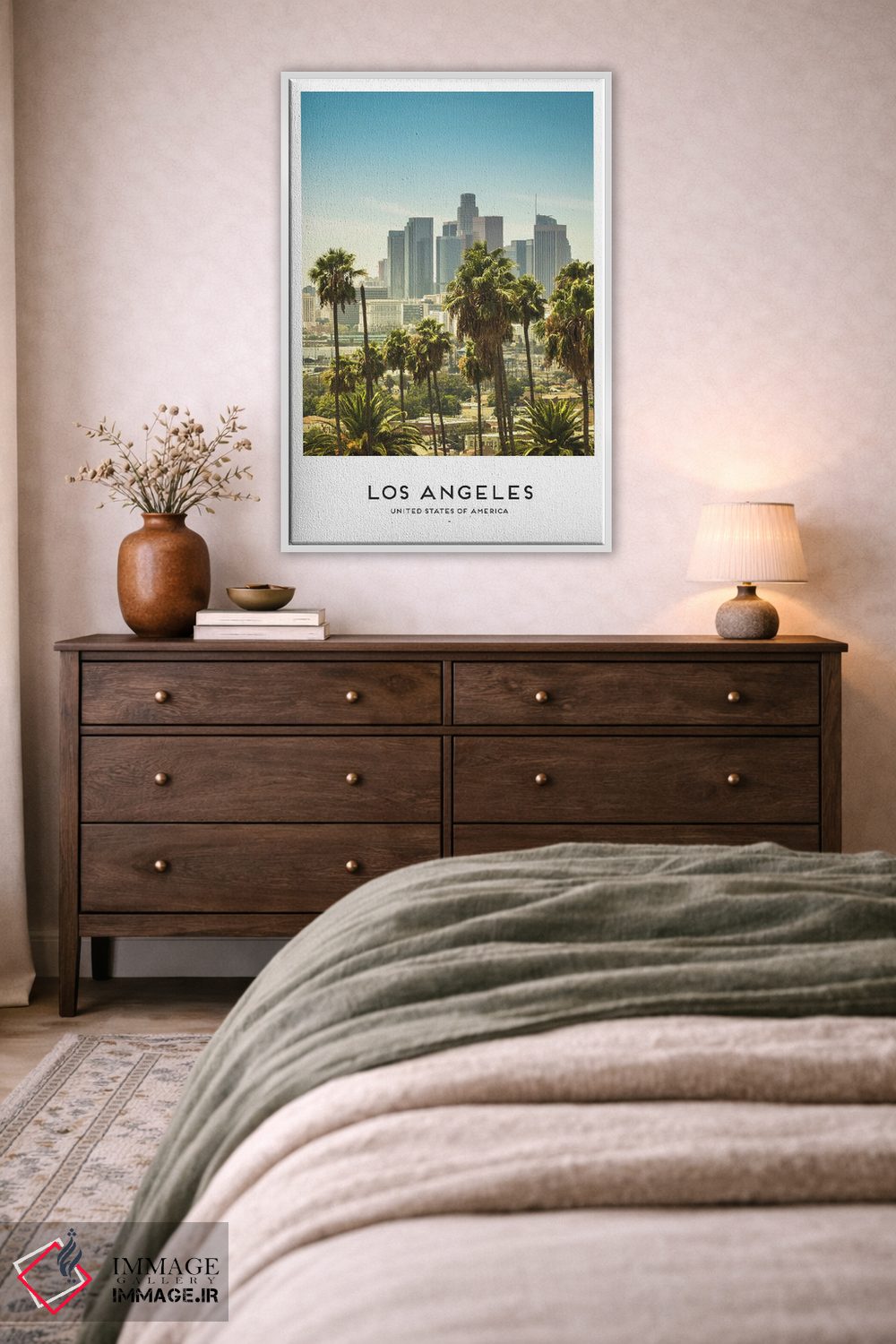 تابلو دکوراتیو لس آنجلس آمریکا اثر نائومی دیویس - D3W