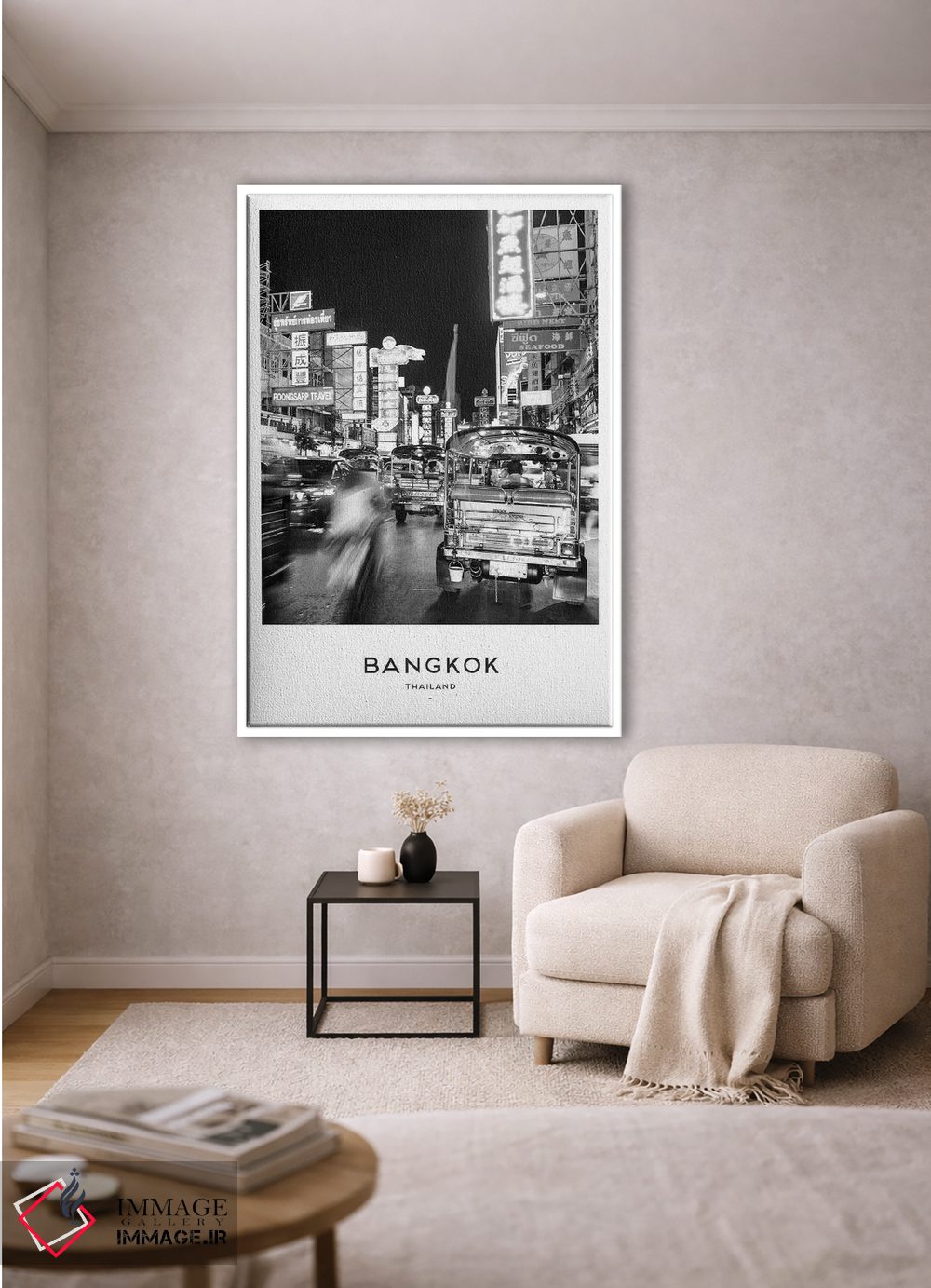 تابلو دکوراتیو بانکوک اثر نائومی دیویس - D1W