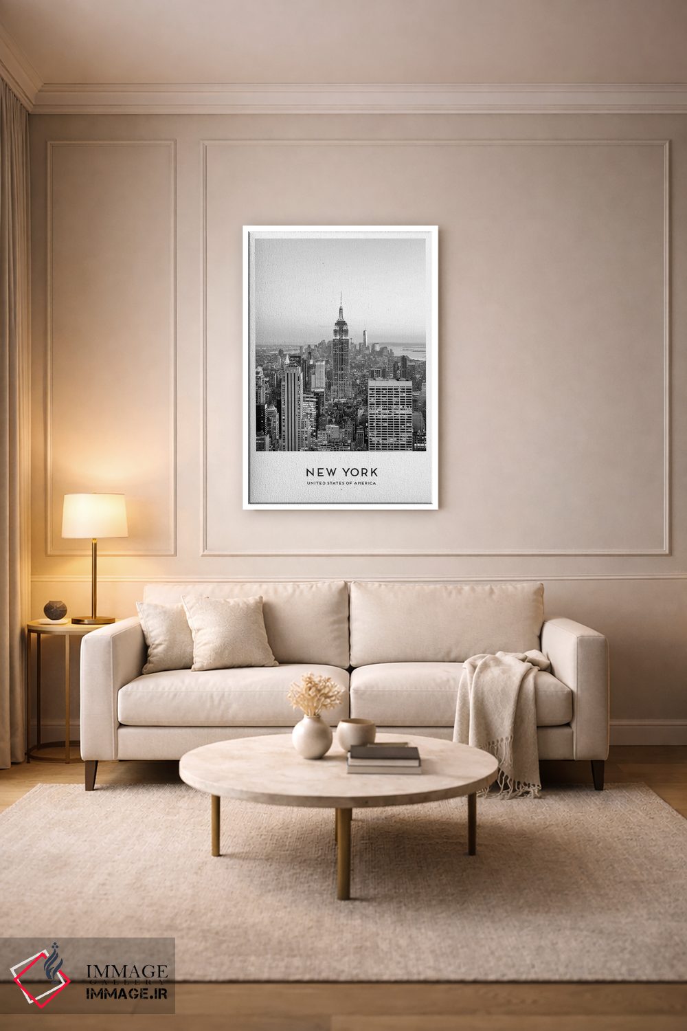 تابلو دکوراتیو نیویورک آمریکا اثر نائومی دیویس - D3W
