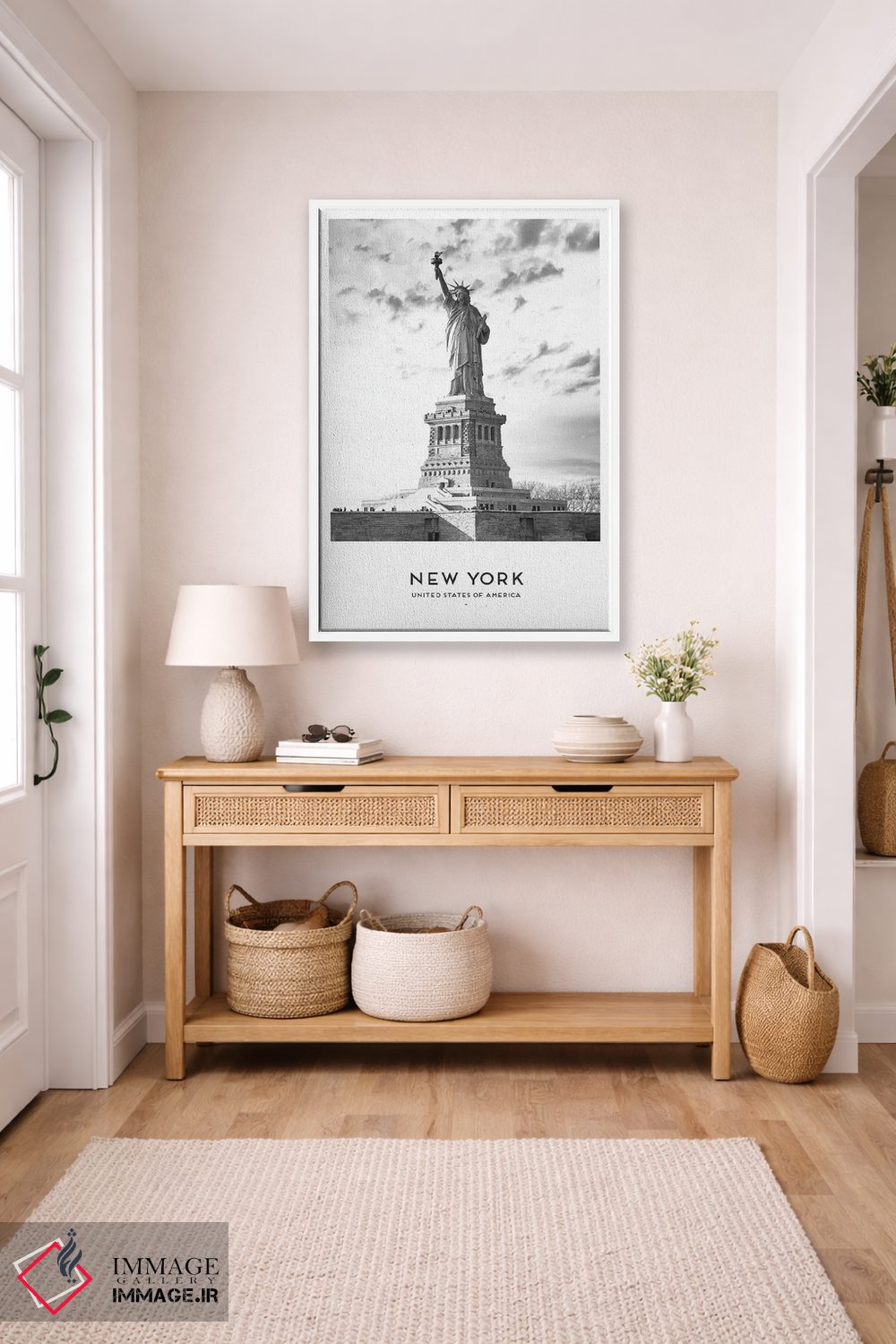 تابلو دکوراتیو مجسمه آزادی نیویورک اثر نائومی دیویس - D5W