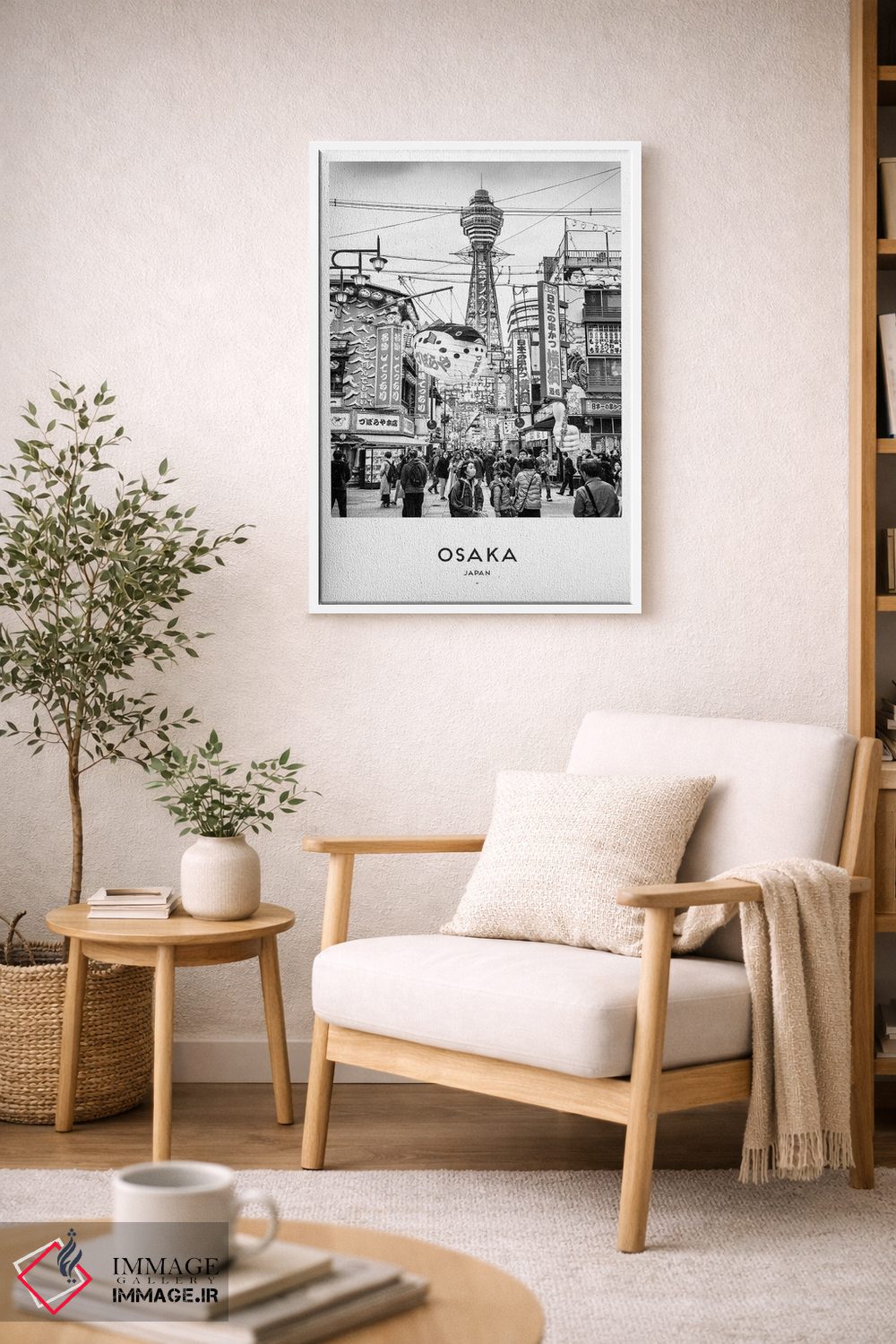 تابلو دکوراتیو اوساکا ژاپن اثر نائومی دیویس - D6W