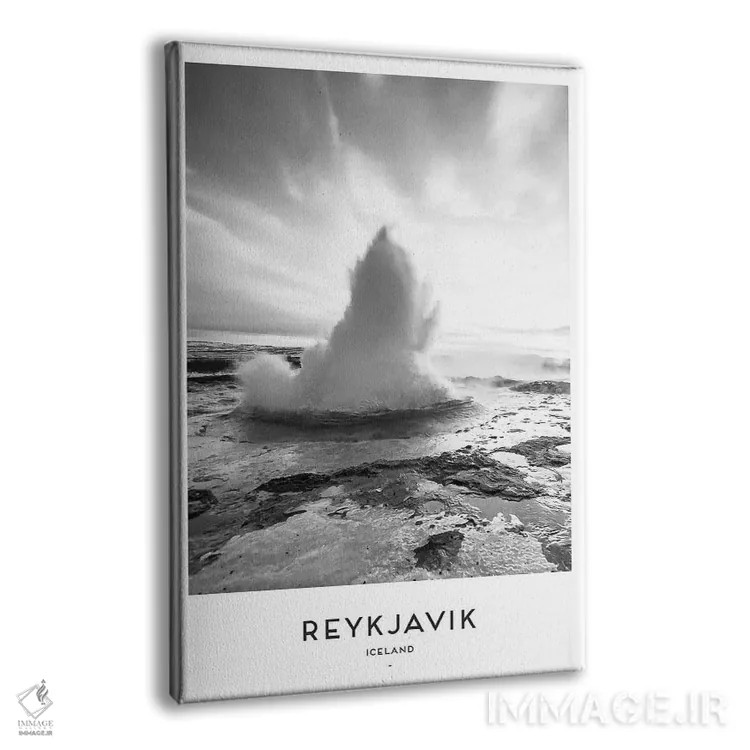 تابلو دکوراتیو ریکیاویک ایسلند اثر نائومی دیویس - نمای پرسپکتیو محصول