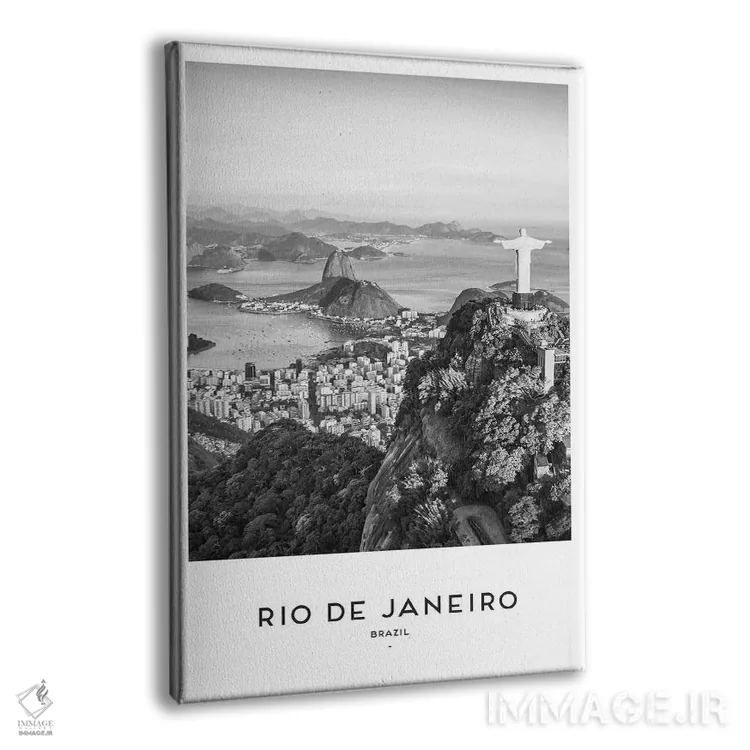 تابلو دکوراتیو ریو برزیل اثر نائومی دیویس - نمای پرسپکتیو محصول