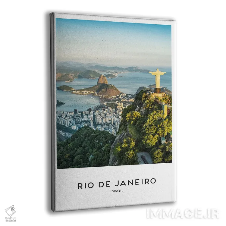 تابلو دکوراتیو ریو برزیل اثر نائومی دیویس - نمای پرسپکتیو محصول