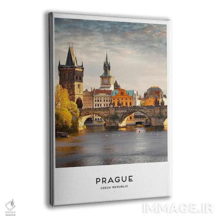 تابلو دکوراتیو پراگ جمهوری چک اثر نائومی دیویس - نمای پرسپکتیو محصول
