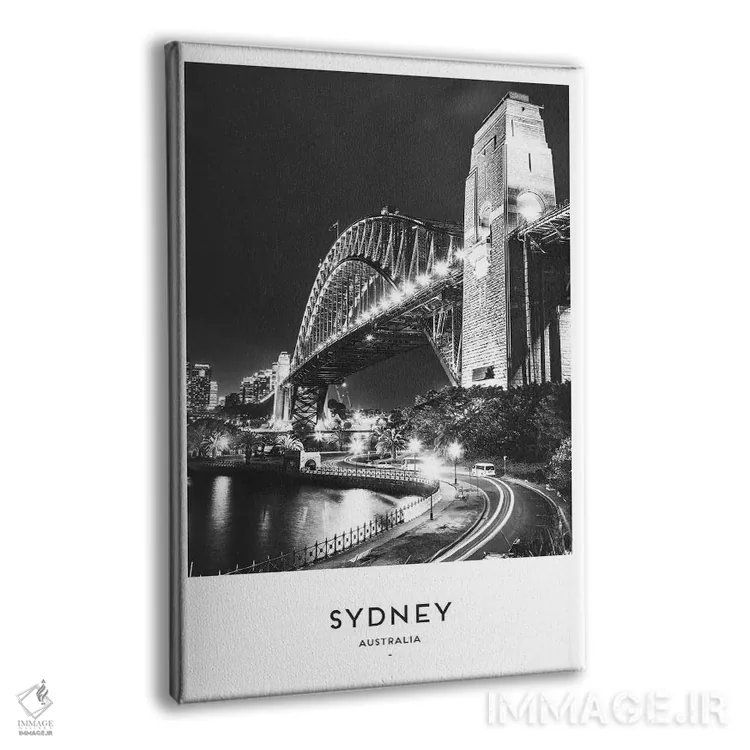 تابلو دکوراتیو پل بندرگاه سیدنی اثر نائومی دیویس - نمای پرسپکتیو محصول