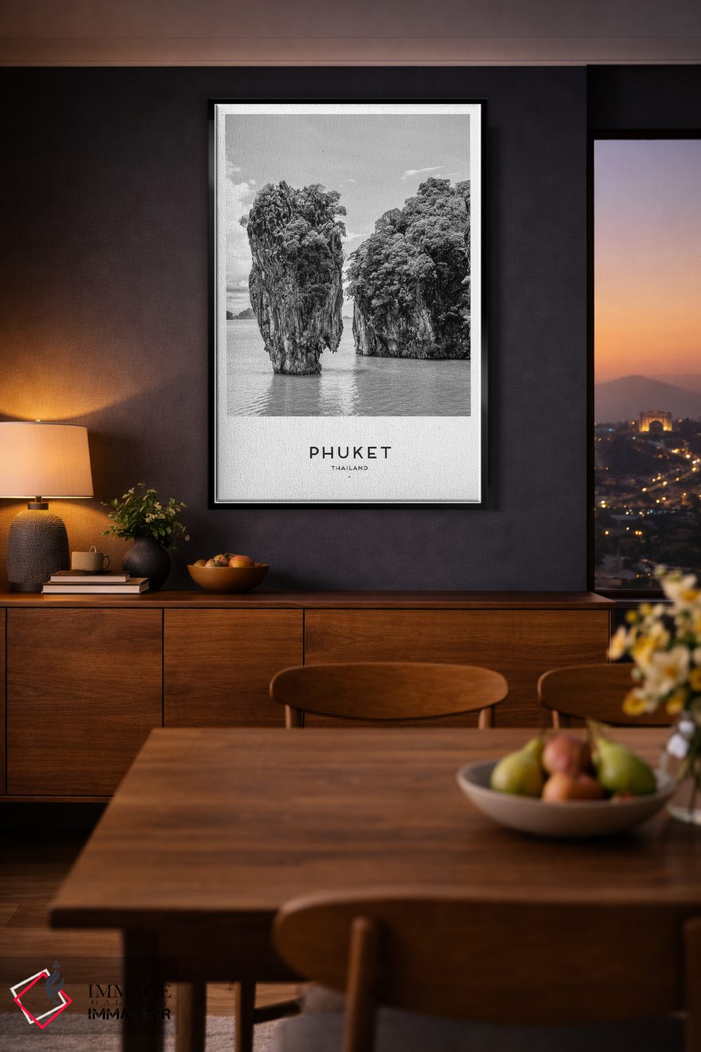 تابلو دکوراتیو پوکت تایلند اثر نائومی دیویس - D1B