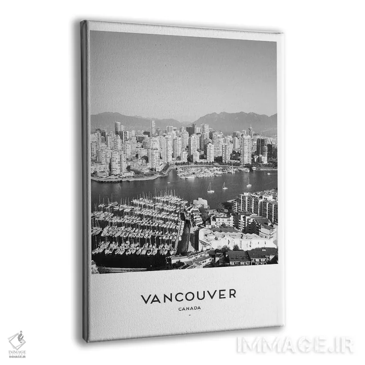 تابلو دکوراتیو ونکوور کانادا اثر نائومی دیویس - نمای پرسپکتیو محصول