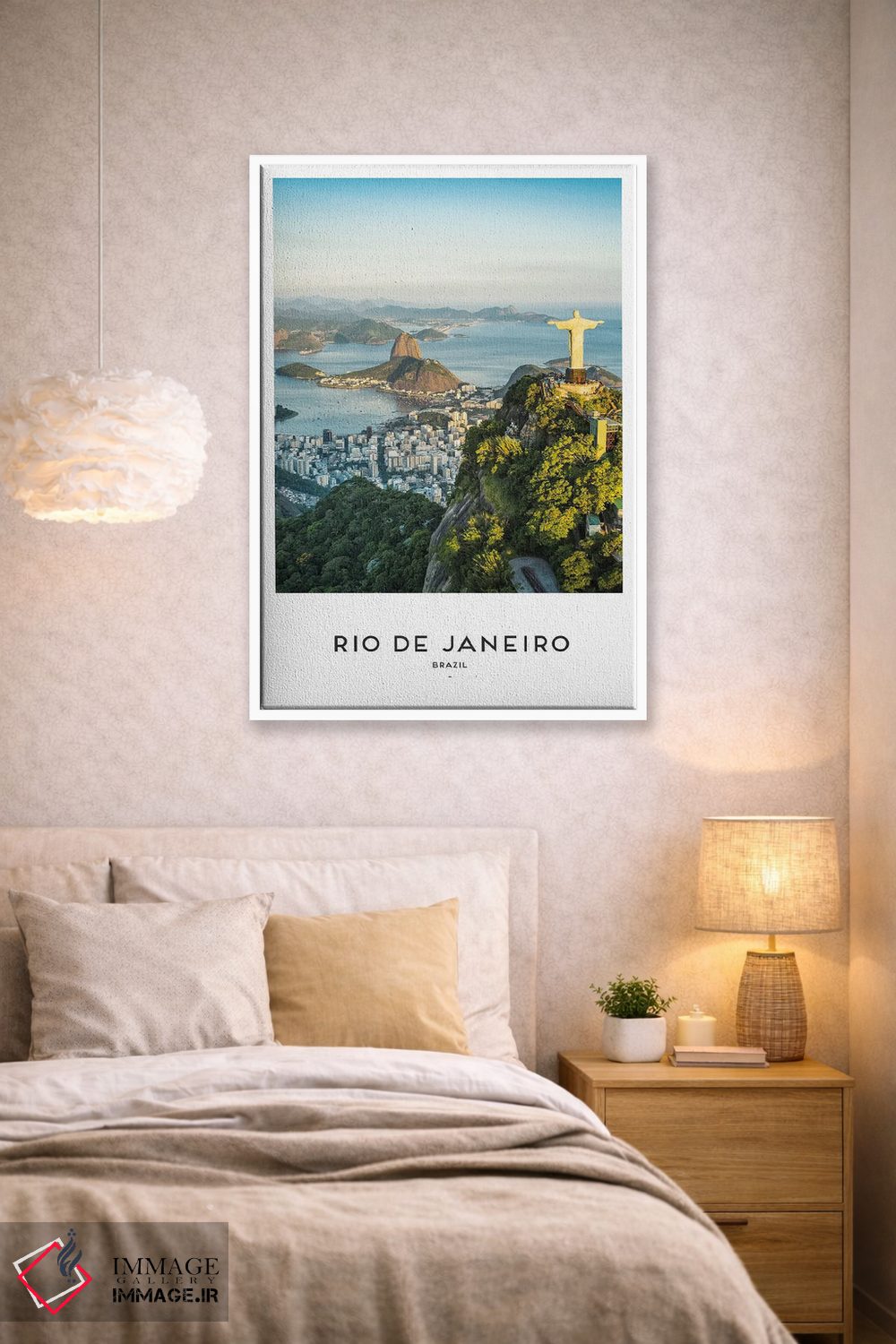 تابلو دکوراتیو ریو برزیل اثر نائومی دیویس - D1W