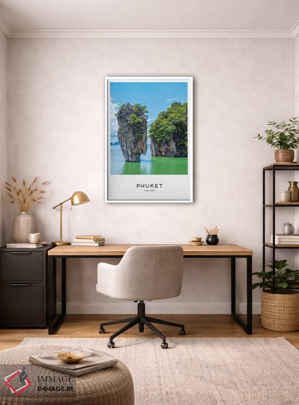 تابلو دکوراتیو پوکت تایلند اثر نائومی دیویس - D2W