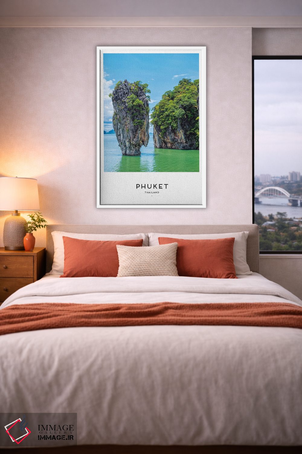 تابلو دکوراتیو پوکت تایلند اثر نائومی دیویس - D3W