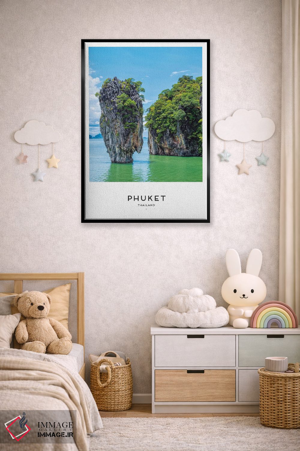 تابلو دکوراتیو پوکت تایلند اثر نائومی دیویس - D5B