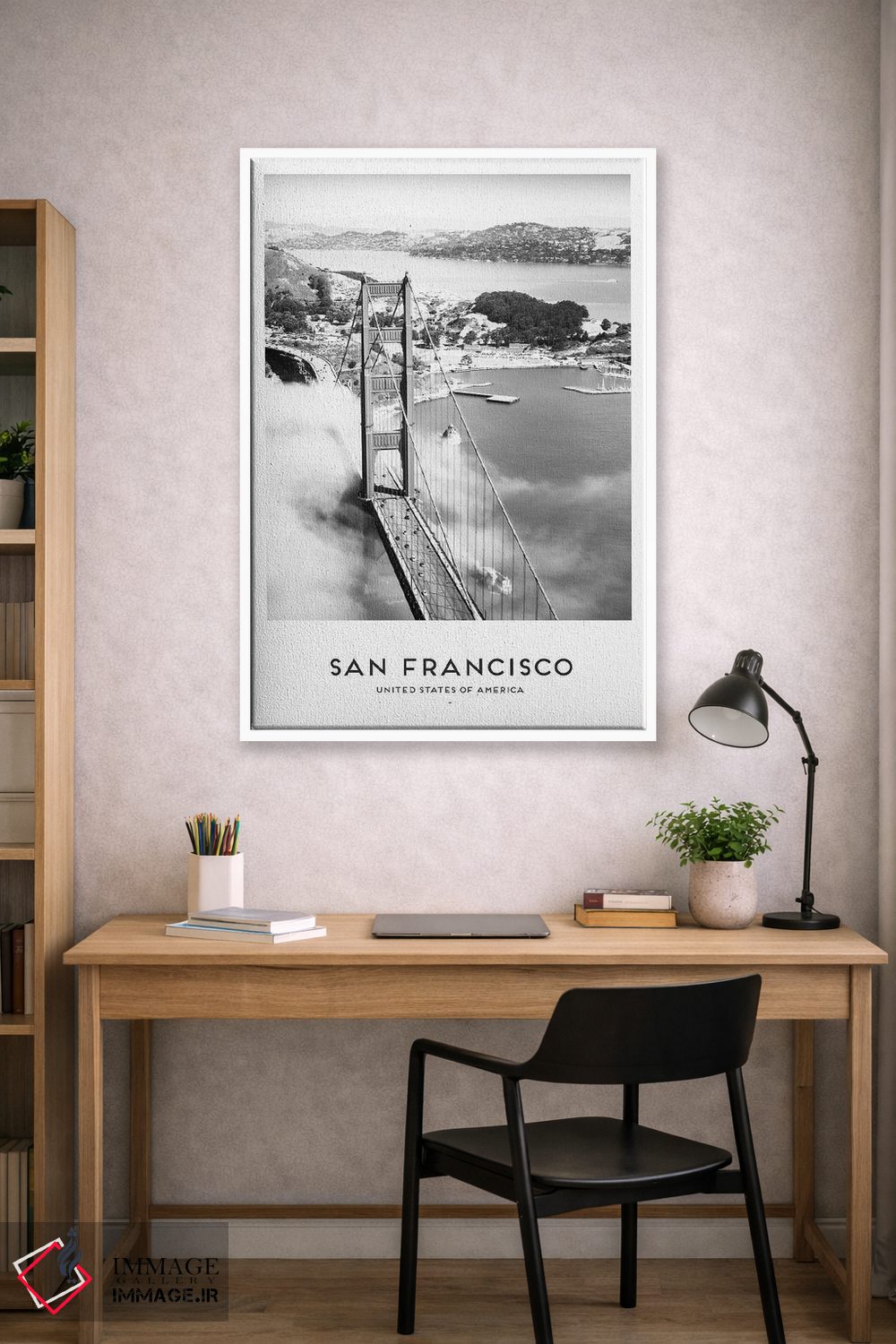 تابلو دکوراتیو سان فرانسیسکو اثر نائومی دیویس - D1W