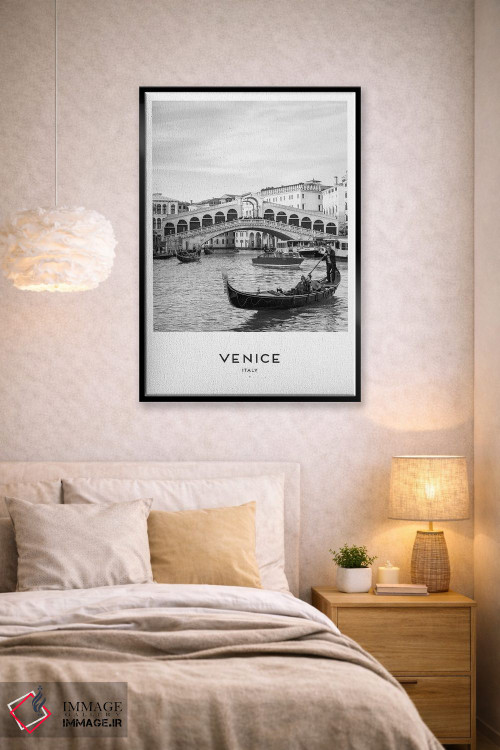 تابلو دکوراتیو گوندولا ونیز اثر نائومی دیویس - D2B