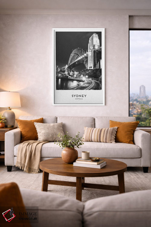 تابلو دکوراتیو پل بندرگاه سیدنی اثر نائومی دیویس - D3W