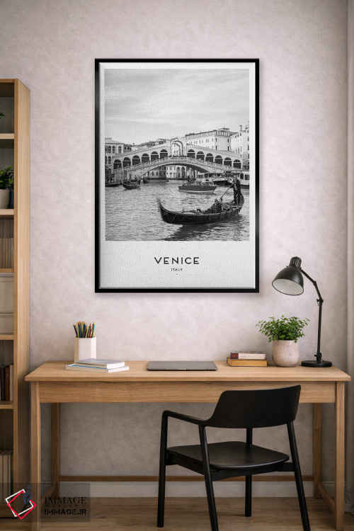 تابلو دکوراتیو گوندولا ونیز اثر نائومی دیویس - D3B