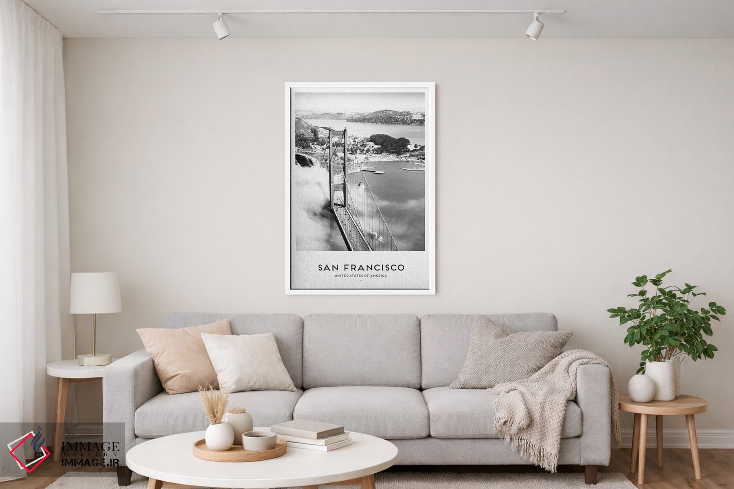 تابلو دکوراتیو سان فرانسیسکو اثر نائومی دیویس - D3W