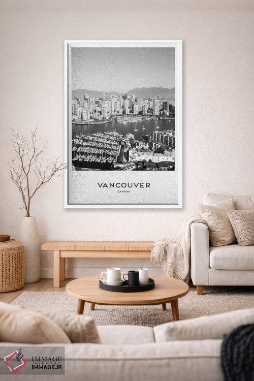تابلو دکوراتیو ونکوور کانادا اثر نائومی دیویس - D1W