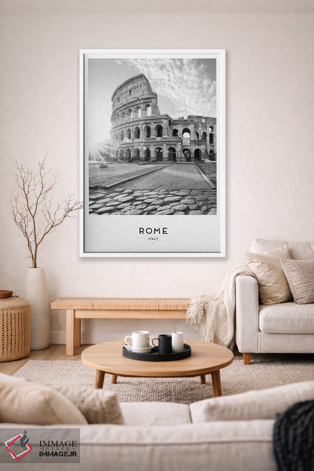 تابلو دکوراتیو رم ایتالیا اثر نائومی دیویس - D1W