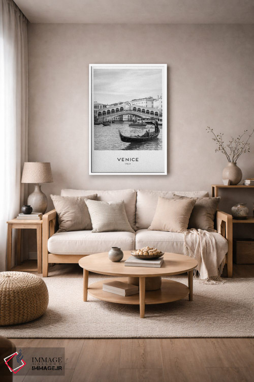 تابلو دکوراتیو گوندولا ونیز اثر نائومی دیویس - D4W