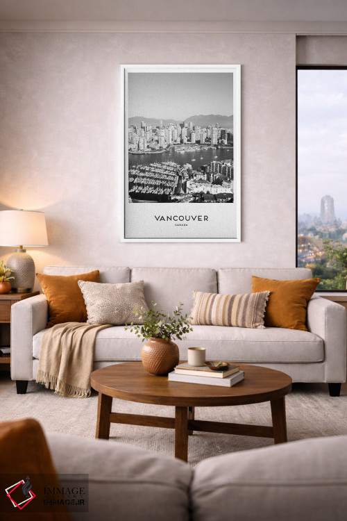 تابلو دکوراتیو ونکوور کانادا اثر نائومی دیویس - D5W