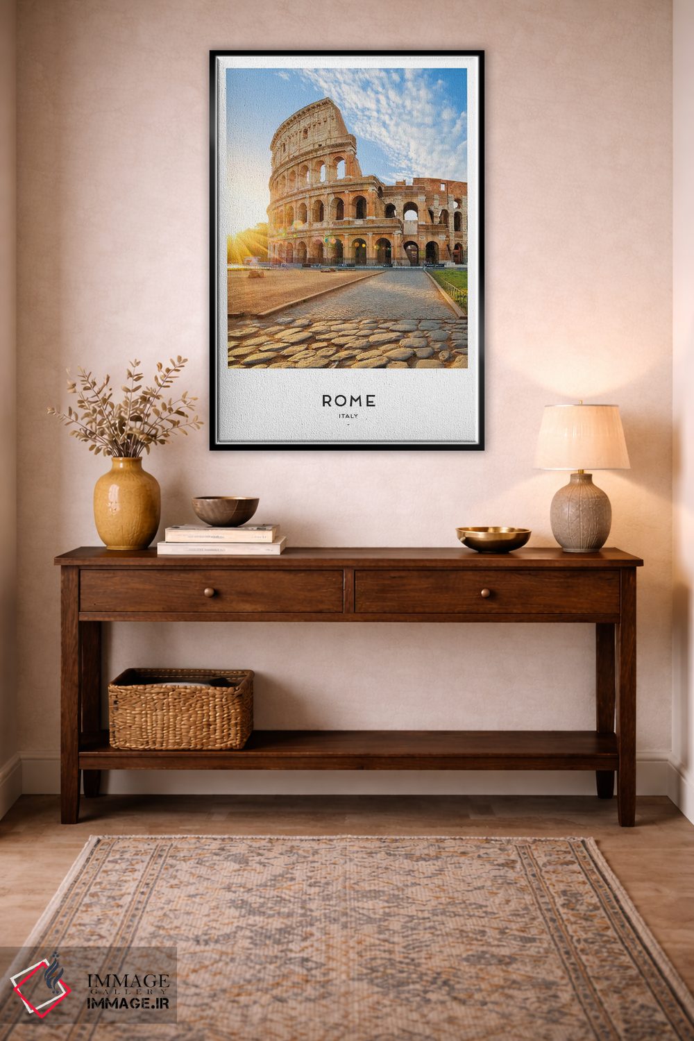 تابلو دکوراتیو رم ایتالیا اثر نائومی دیویس - D4B