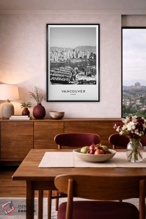 تابلو دکوراتیو ونکوور کانادا اثر نائومی دیویس - D6B