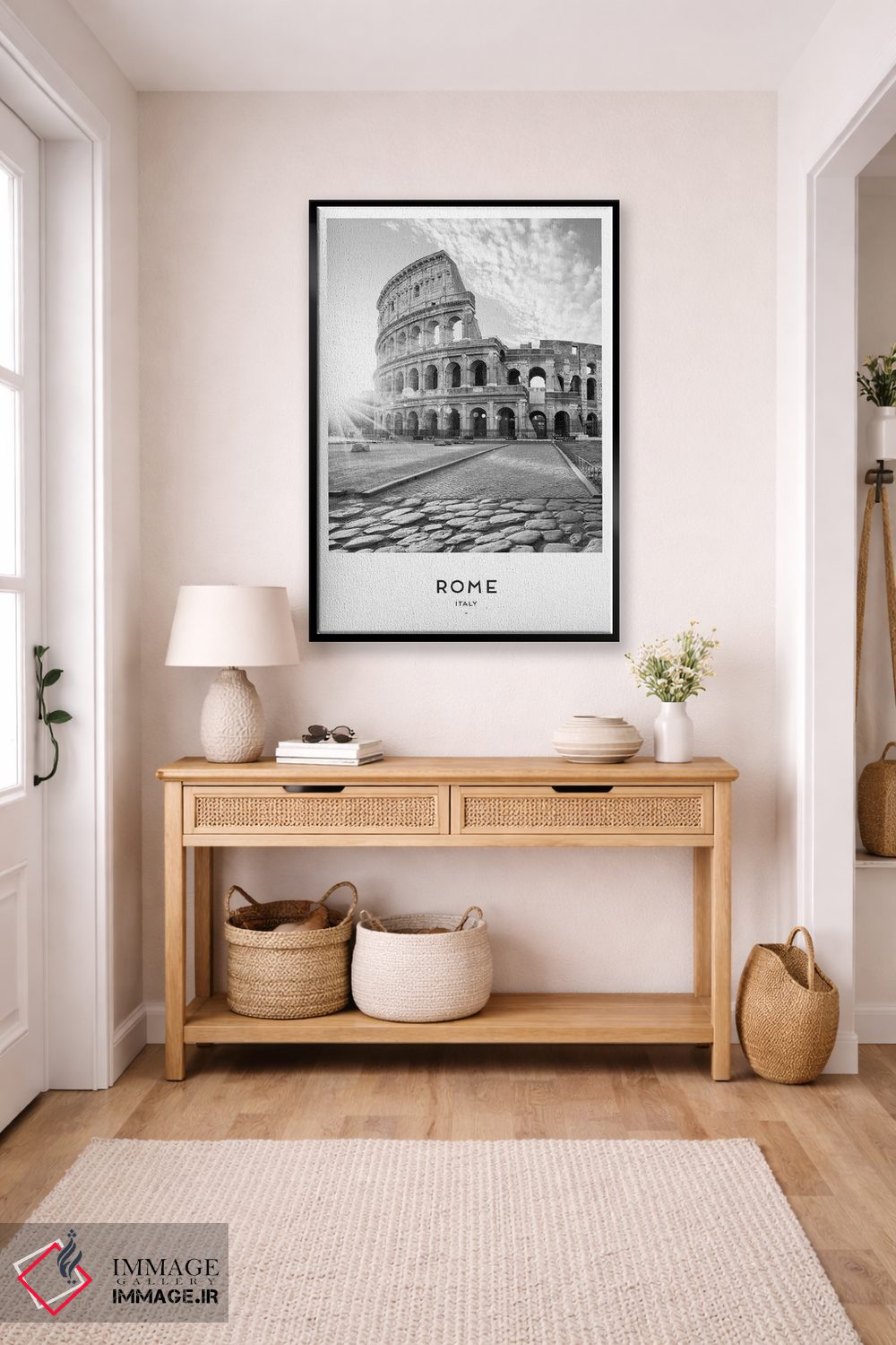 تابلو دکوراتیو رم ایتالیا اثر نائومی دیویس - D6B
