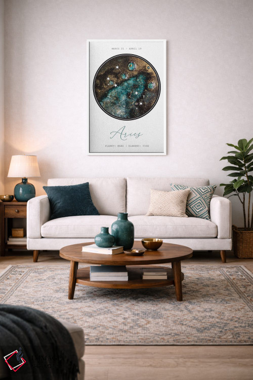 تابلو دکوراتیو صورت فلکی حمل اثر نائومی دیویس - D2W