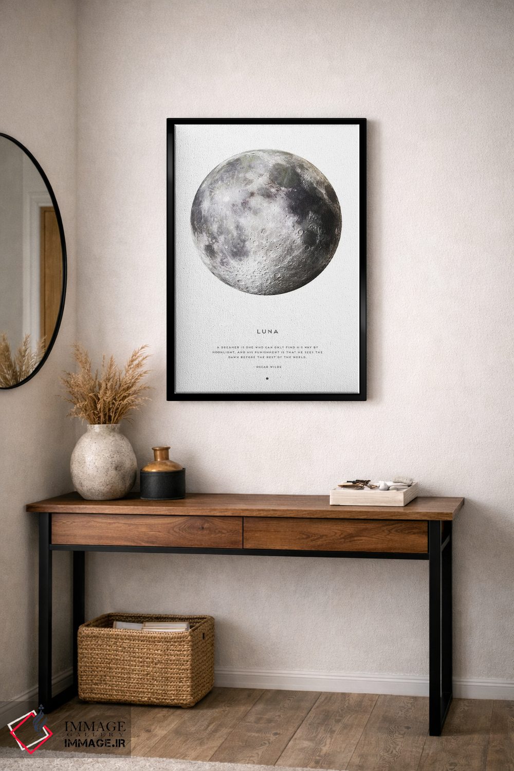 تابلو دکوراتیو لونا اثر نائومی دیویس - D2B