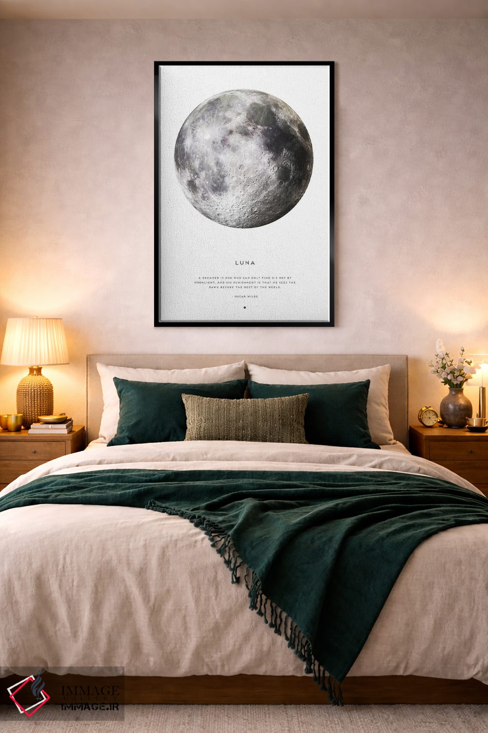 تابلو دکوراتیو لونا اثر نائومی دیویس - D3B
