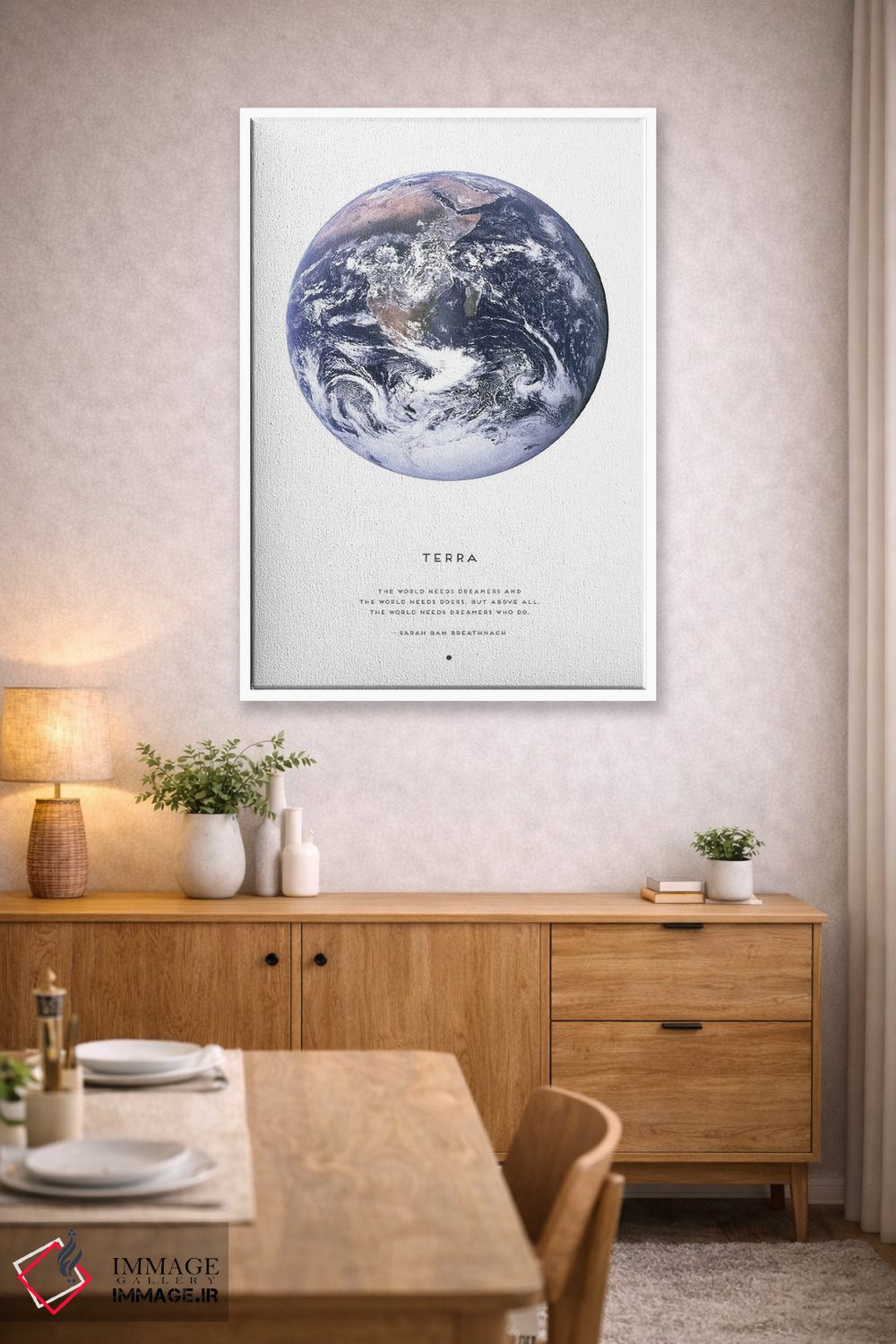 تابلو دکوراتیو ترا اثر نائومی دیویس - D3W