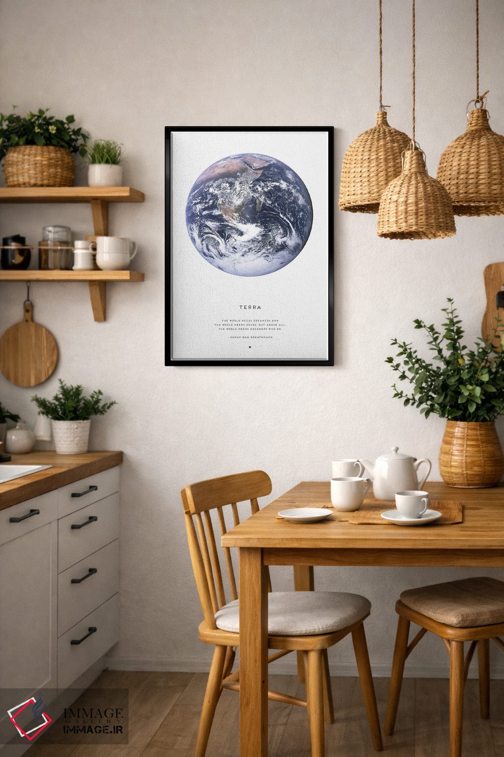 تابلو دکوراتیو ترا اثر نائومی دیویس - D5B