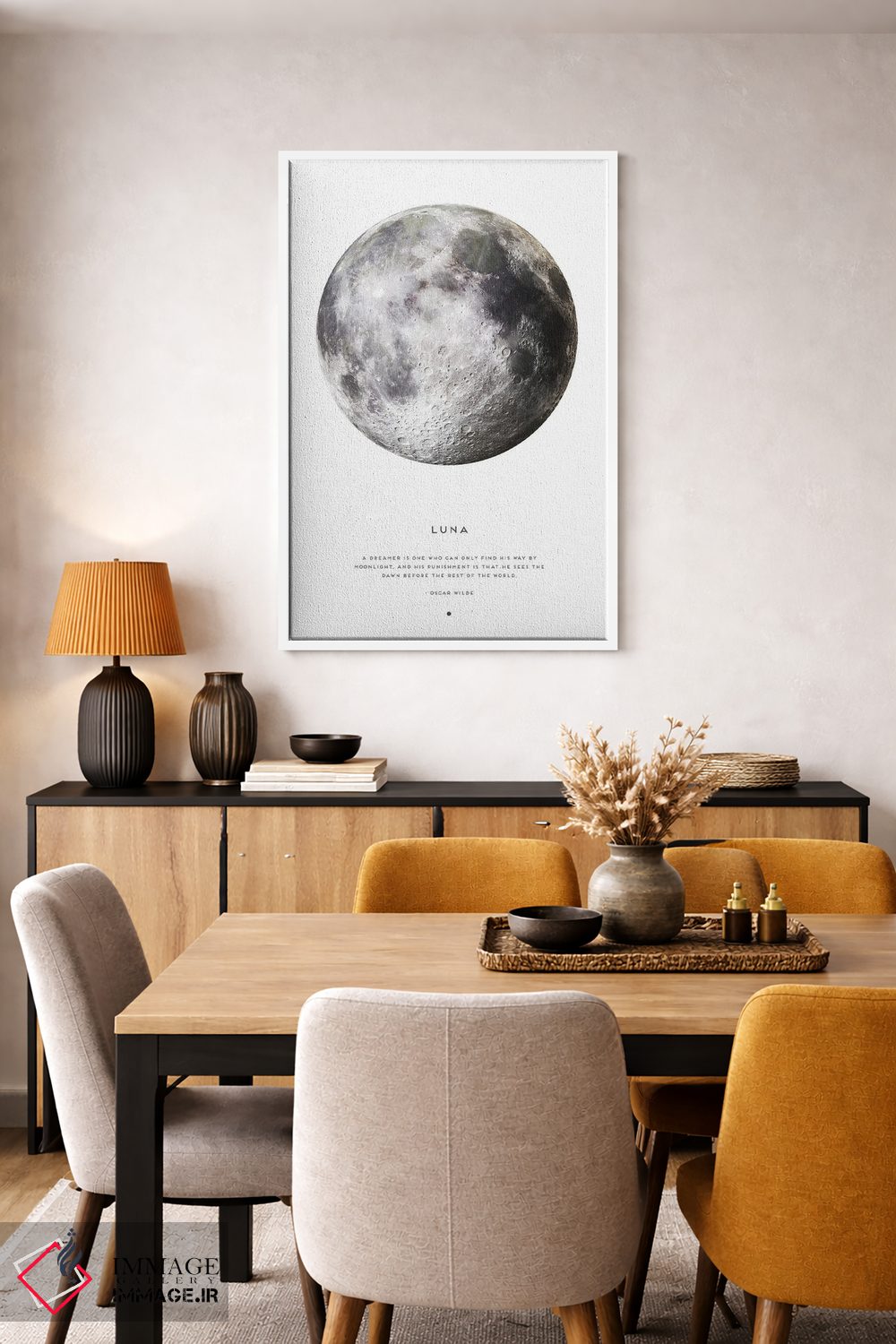 تابلو دکوراتیو لونا اثر نائومی دیویس - D5W