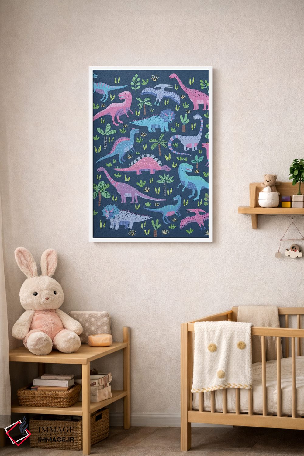 تابلو دکوراتیو بازی دایناسوری ۲ اثر نانسی مک کنزی - D3W