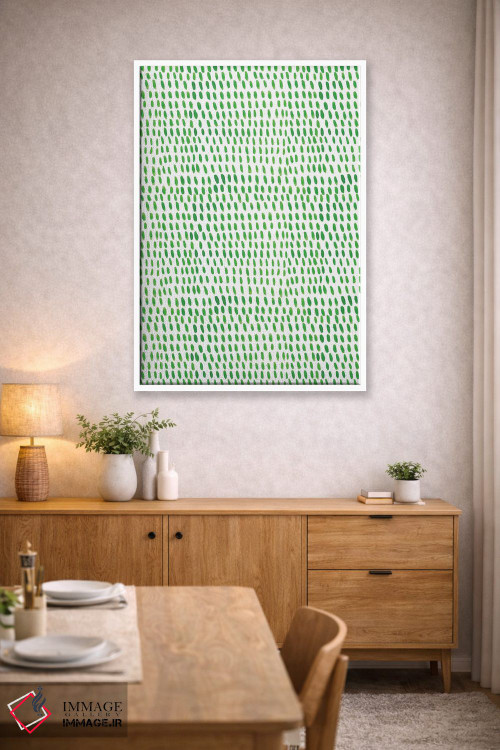 تابلو انتزاعی آشپزخانه آبی خانگی هفت اثر نانسی مک کنزی - D3W